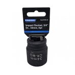 Galvutė smūginė šešiakampė | 20 mm (3/4") | 34 mm (S34-34) Galvutė smūginė šešiakampė | 20 mm (3/4") | 34 mm (S34-34)