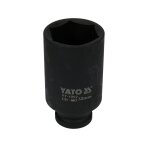 Galvutė smūginė šešiakampė ilga | 12,5 mm (1/2") | 32 mm (YT-1052)