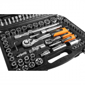 Galvučių ir įrankių rinkinys Neo Tools 10-212, 108 vnt, 1/2 , 1/4