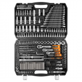 Galvučių ir įrankių rinkinys Neo Tools 10-218, 300 vnt, 1/2 , 3/8, 1/4