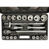 Galvučių ir rakto komplektas Essen tools, 20 mm (3/4"), 21 vnt.