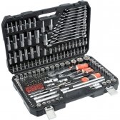 Galvučių ir raktų komplektas Yato 216 vnt. 1/4" + 3/8" + 1/2"