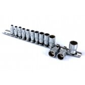 Galvučių rinkinys | Daugiafunkcinės | 6.3 mm (1/4") | 4-14 mm | 13 vnt. (KR144013)
