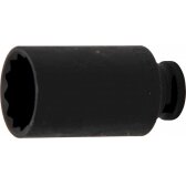 Galvutė ilga smūginė plonasienė 12 kampų | 12,5 mm (1/2") | 33 mm (5339)