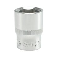 Galvutė 1/2", šešiakampė 20mm (YT-1213)
