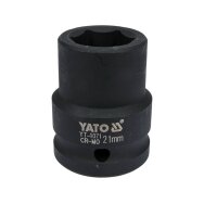 Galvutė smūginė šešiakampė | 20 mm (3/4") | 21 mm (YT-1071)