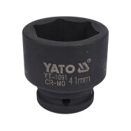 Galvutė smūginė šešiakampė | 20 mm (3/4") | 41 mm (YT-1091)