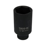 Galvutė smūginė šešiakampė ilga | 12,5 mm (1/2") | 32 mm (YT-1052)