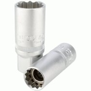 Galvutė žvakėms 1/2" 21mm. 12-kampė, magnetinė