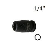 Smūginės galvutės 1/4''