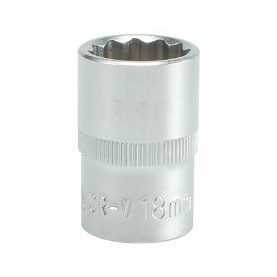 Galvutė dvylikakampė 1/2", 18mm (YT-1280) Galvutė dvylikakampė 1/2", 18mm (YT-1280)