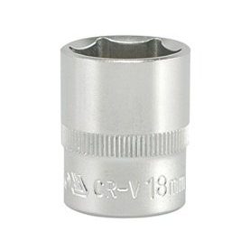 Galvutė šešiakampė | 10 mm (3/8") | 18 mm (YT-3813) Galvutė šešiakampė | 10 mm (3/8") | 18 mm (YT-3813)