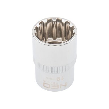 Galvutė dvylikakampė 1/2", 19mm, Galvutė dvylikakampė 1/2", 19mm,