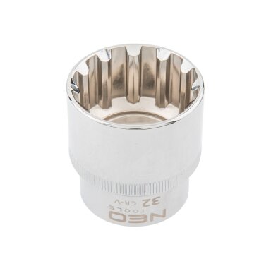 Galvutė dvylikakampė 1/2", 32mm, Galvutė dvylikakampė 1/2", 32mm,