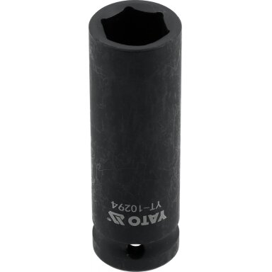 Galvutė smūginė šešiakampė ilga | 12,5 mm (1/2") | 17 mm (YT-10294) Galvutė smūginė šešiakampė ilga | 12,5 mm (1/2") | 17 mm (YT-10294)