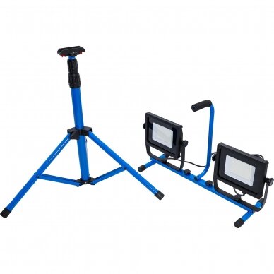 Galingas LED statybinis prožektorius BGS-technic, 2x 7000Lm 4 Galingas LED statybinis prožektorius BGS-technic, 2x 7000Lm 4