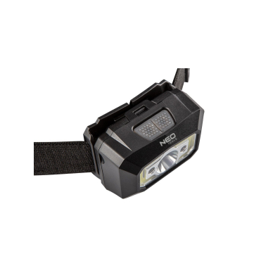 Galvos žibintas, įkraunamas per USB 250 lm COB LED + judesio jutiklis 4