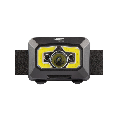 Galvos žibintas, įkraunamas per USB 250 lm COB LED + judesio jutiklis 7