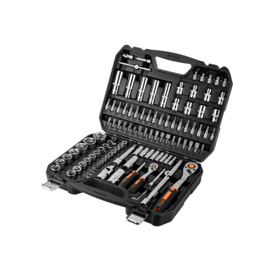 Galvučių rinkinys 1/4", 1/2", 110 vnt. 3 Galvučių rinkinys 1/4", 1/2", 110 vnt. 3