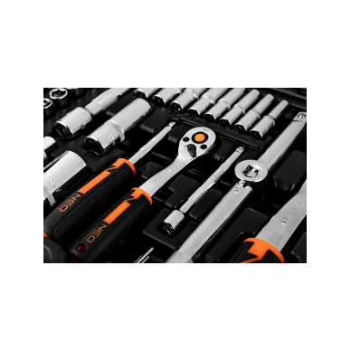 Galvučių rinkinys 1/4", 1/2", 110 vnt. 6 Galvučių rinkinys 1/4", 1/2", 110 vnt. 6