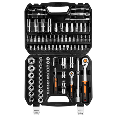 Galvučių rinkinys 1/4", 1/2", 94 vnt. 2 Galvučių rinkinys 1/4", 1/2", 94 vnt. 2