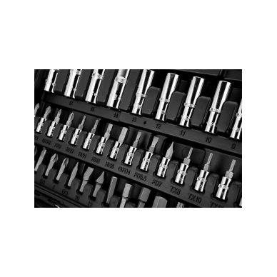 Galvučių rinkinys 1/4", 1/2", 94 vnt. 4 Galvučių rinkinys 1/4", 1/2", 94 vnt. 4