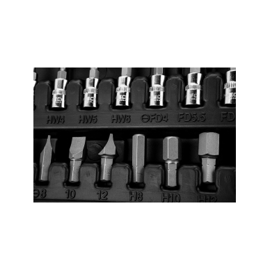 Galvučių rinkinys 1/4", 1/2", 94 vnt. 5