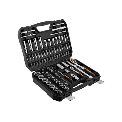 Galvučių rinkinys 1/4", 1/2", 94 vnt.