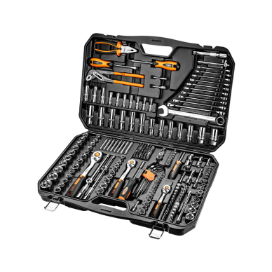 Galvučių rinkinys 1/4", 3/8", 1/2", 233 vnt. 3 Galvučių rinkinys 1/4", 3/8", 1/2", 233 vnt. 3