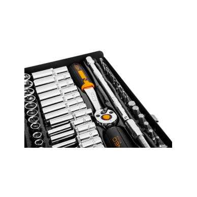 Galvučių rinkinys 1/4", 63 vnt. 7