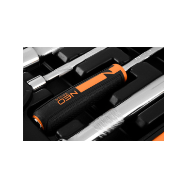 Galvučių rinkinys 73 vnt. rinkinys, 1/2", 1/4" , CrV 5