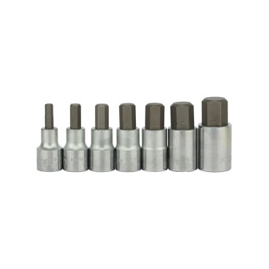 Galvučių rinkinys 7vnt 1/2 Hex 1 Galvučių rinkinys 7vnt 1/2 Hex 1