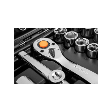 Galvučių rinkinys 82 vnt. rinkinys, 1/2", 1/4" 4 Galvučių rinkinys 82 vnt. rinkinys, 1/2", 1/4" 4