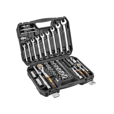 Galvučių rinkinys 82 vnt. rinkinys, 1/2", 1/4" , ECO