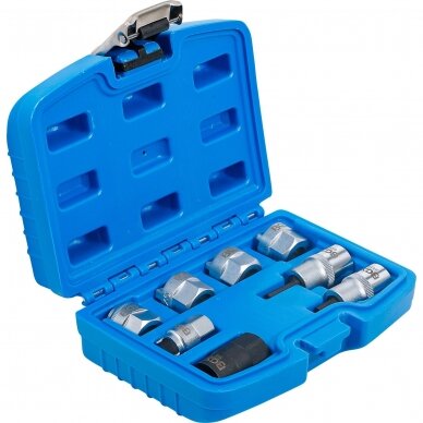 Galvučių rinkinys amortizatorių aptarnavimui | 8 vnt. (6457) Galvučių rinkinys amortizatorių aptarnavimui | 8 vnt. (6457)