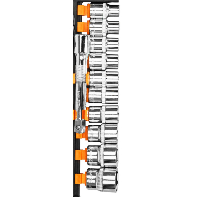 Galvučių veržliarakčiai 3/8", 12 vnt. 6