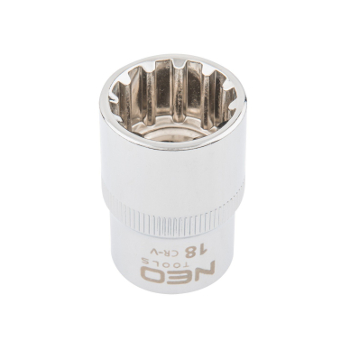 Galvutė dvylikakampė 1/2", 18mm,
