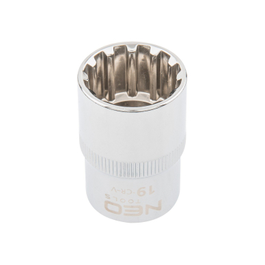 Galvutė dvylikakampė 1/2", 19mm, Galvutė dvylikakampė 1/2", 19mm,