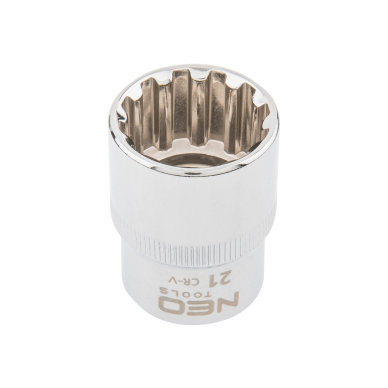 Galvutė dvylikakampė 1/2", 21mm,