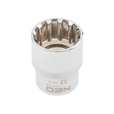 Galvutė dvylikakampė 1/2", 22mm,