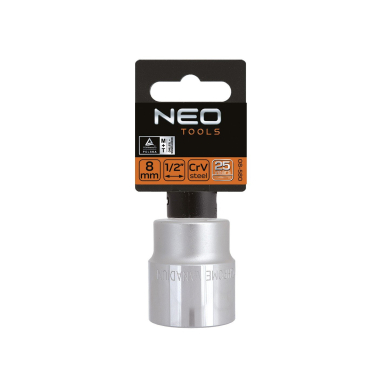 Galvutė dvylikakampė 1/2", 8mm, 1