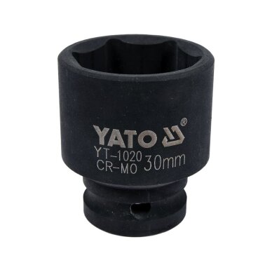 Galvutė smūginė šešiakampė | 12,5 mm (1/2") | 30 mm (YT-1020)