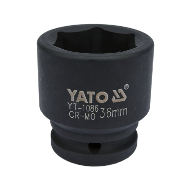 Galvutė smūginė šešiakampė | 20 mm (3/4") | 36 mm (YT-1086)