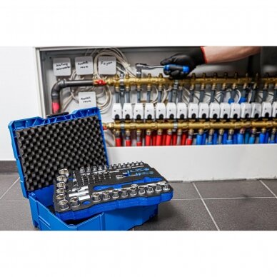 Galvutės, plaktukas, replės, atsuktuvų rinkinys | 6,3 mm (1/4") / 12,5 mm (1/2") | BGS systainer® | 77 vnt. (3357) 2 Galvutės, plaktukas, replės, atsuktuvų rinkinys | 6,3 mm (1/4") / 12,5 mm (1/2") | BGS systainer® | 77 vnt. (3357) 2