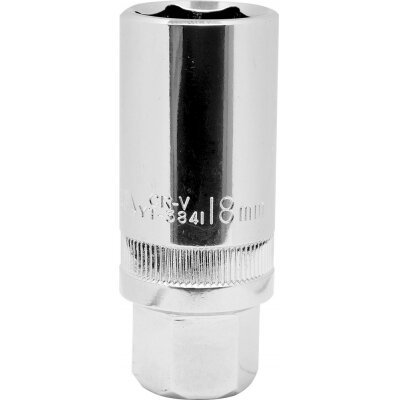 Galvutė žvakinė 3/8", 18 mm (YT-3841) Galvutė žvakinė 3/8", 18 mm (YT-3841)