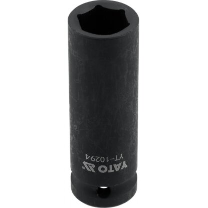 Galvutė smūginė šešiakampė ilga | 12,5 mm (1/2") | 17 mm (YT-10294) Galvutė smūginė šešiakampė ilga | 12,5 mm (1/2") | 17 mm (YT-10294)