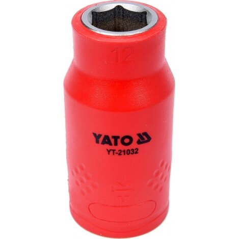 Galvutė izoliuota 12 mm, 1/2" VDE (YT-21032) Galvutė izoliuota 12 mm, 1/2" VDE (YT-21032)