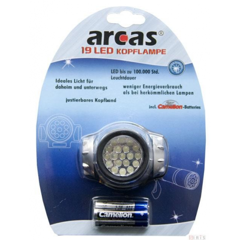 Galvos žibintuvėlis „ARCAS" 9 LED Galvos žibintuvėlis „ARCAS" 9 LED