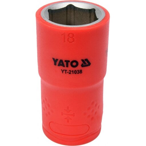 Galvutė izoliuota 18 mm, 1/2" VDE (YT-21038)