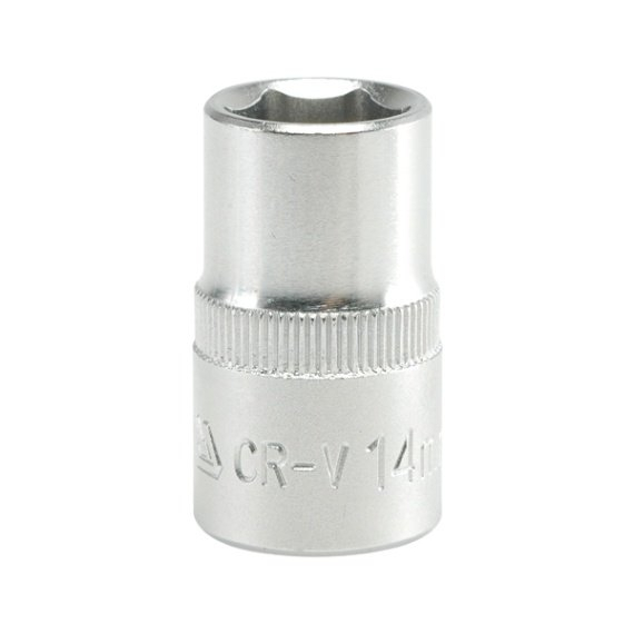 Galvutė 1/2", šešiakampė 14mm (YT-1207) Galvutė 1/2", šešiakampė 14mm (YT-1207)